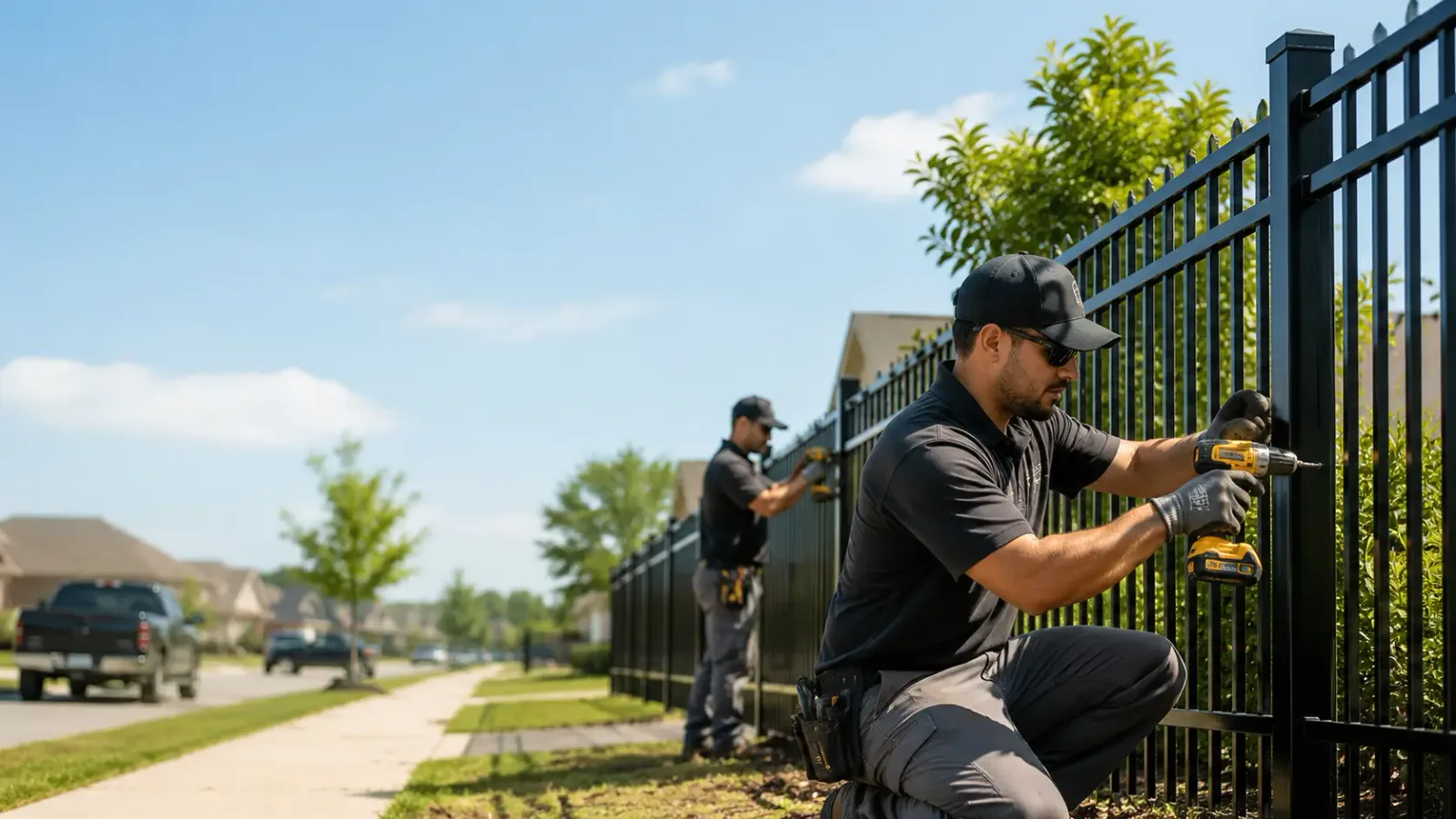 Metal Fence Installation in Arnoldsville, GA